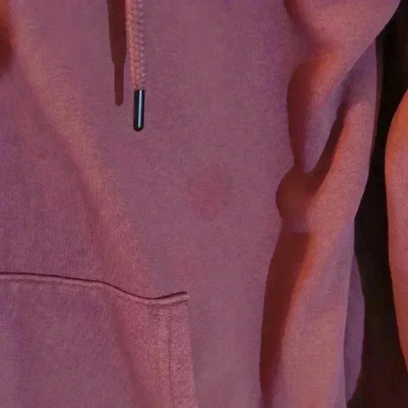 The North Face burgundy hoodie, medium - Picture 3 of 8